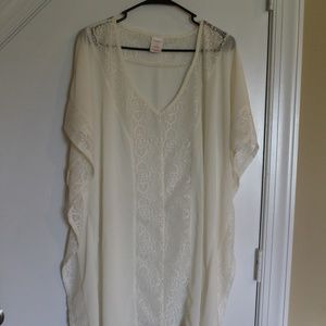 NWOT! Merona Cream Beach Cover-up